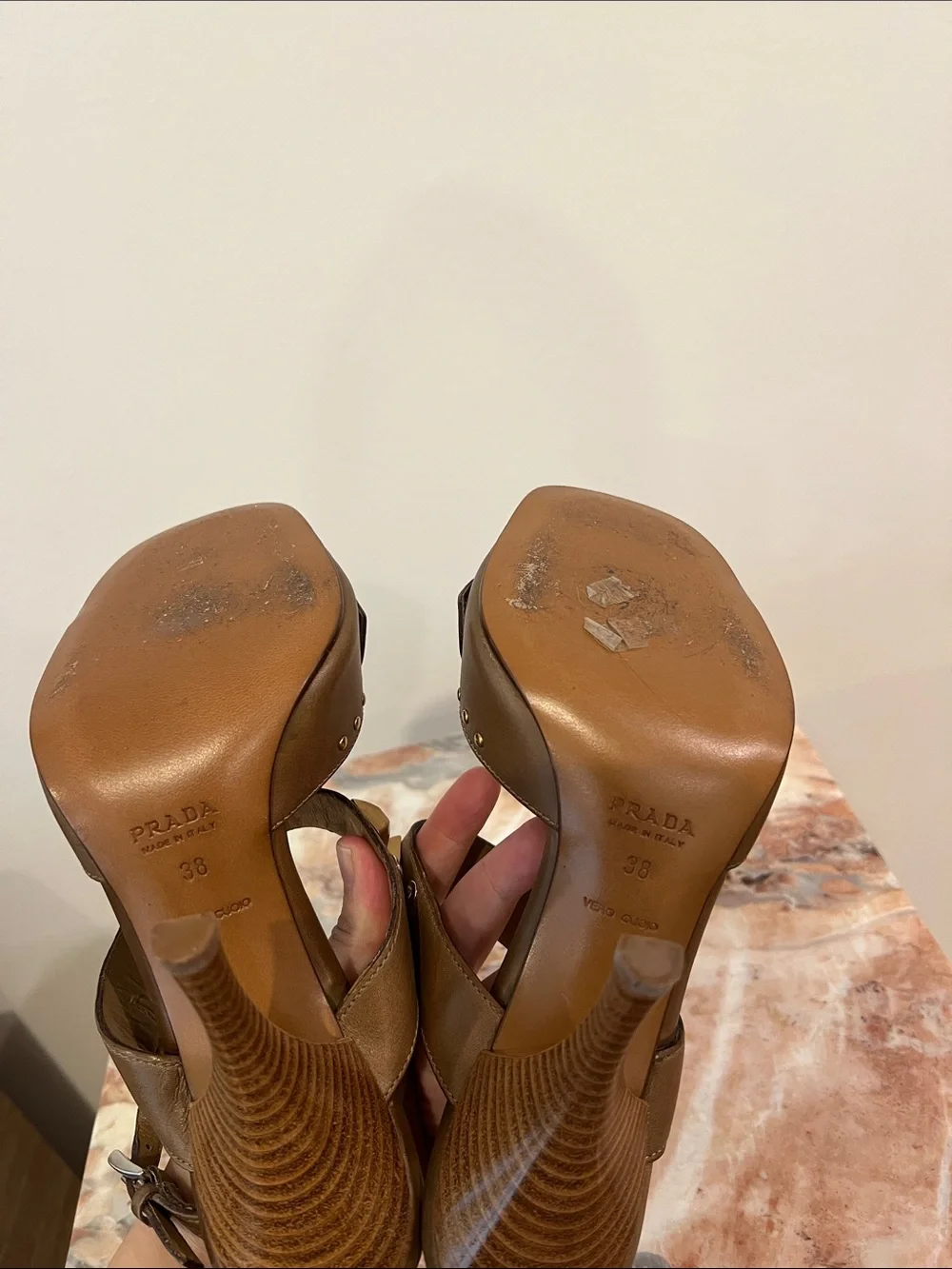 Prada slingback heels